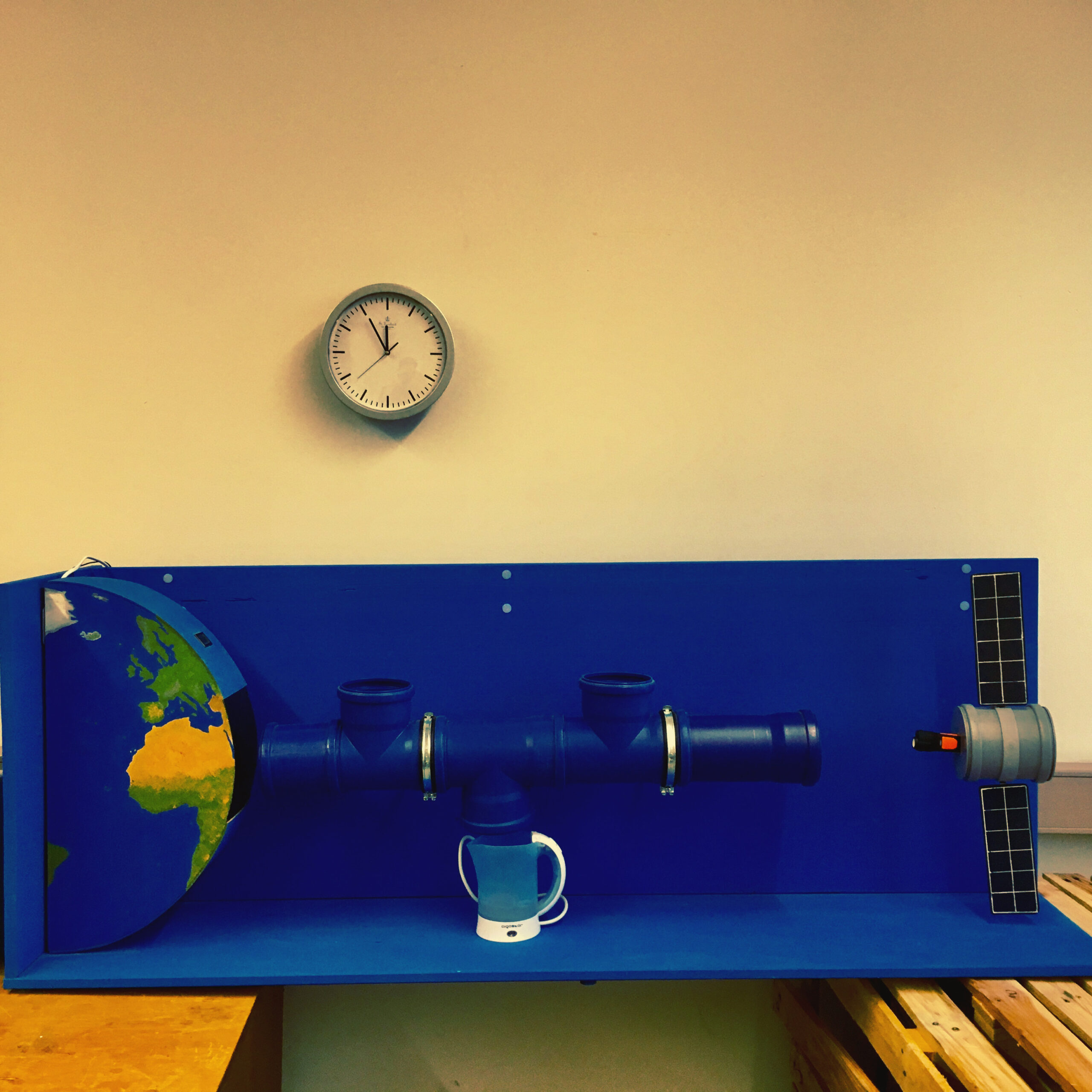 Station 3a - Versuch zur Messung der Treibhausgaswirkung von Wasserdampf