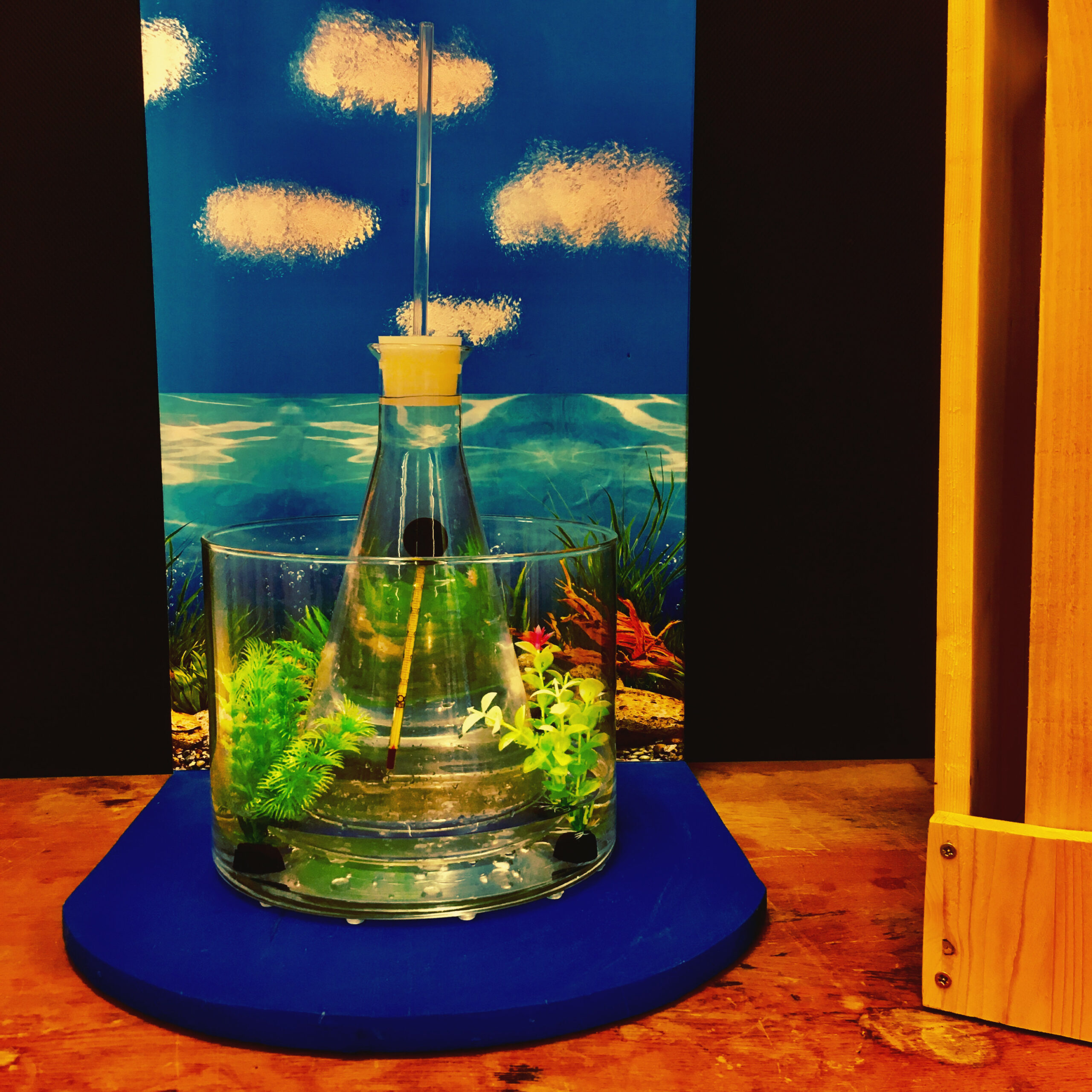 Station 4 - Versuch Thermische Ausdehnung von Meerwasser